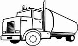 Tanker Drawing Peterbilt Camiones Leche Camion Camión Colouring Clipartmag Flatbed sketch template