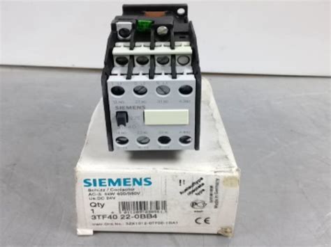 3tf4022 0bb4 siemens contactor 24vac new most electric