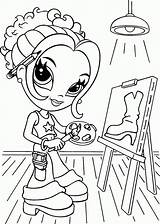 Coloring Frank Pages Lisa Girl Printable Adults Kids Coloring4free Print Girls Painting Draws Colorkid Popular Glamour sketch template