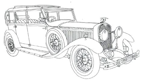 vintage coloring pages yahoo image search results cars coloring pages