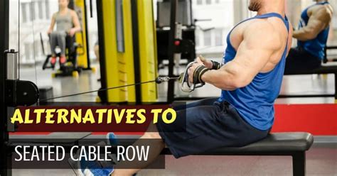 5 best seated cable row alternative exercises you must try
