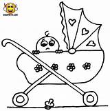 Coloring Baby Carriage Kids Pages Color Draw Getcolorings Drawing Kinderwagen Getdrawings sketch template