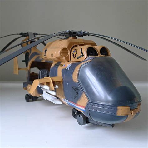vintage  gi joe tomahawk helicopter toy gift   etsy