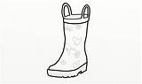 Boot Wellies Clipartmag Cowboy sketch template