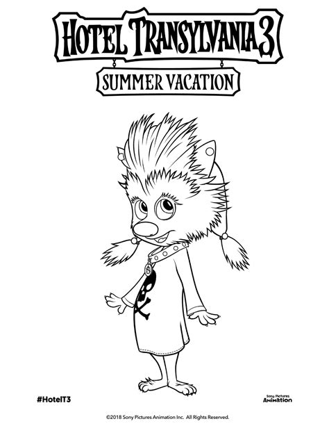 dennis hotel transylvania  dennis coloring pages  coloring pages