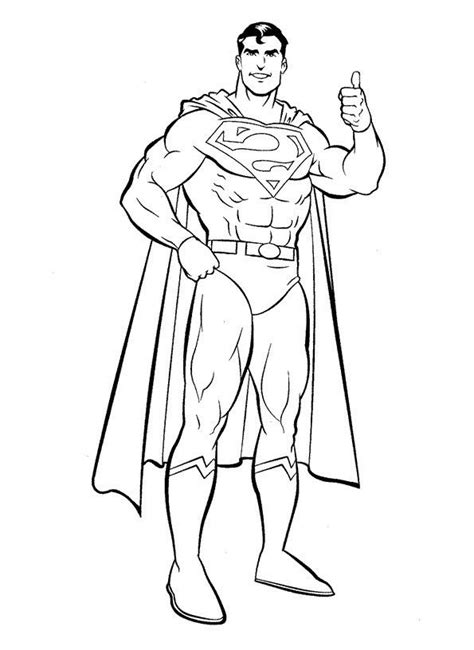 coloring page  kids superhero coloring pages superman coloring