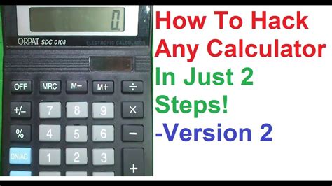 hack  calculator   steps   fun  youtube