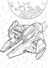Wars Star Coloring Spaceship Pages Getcolorings Printable Color sketch template