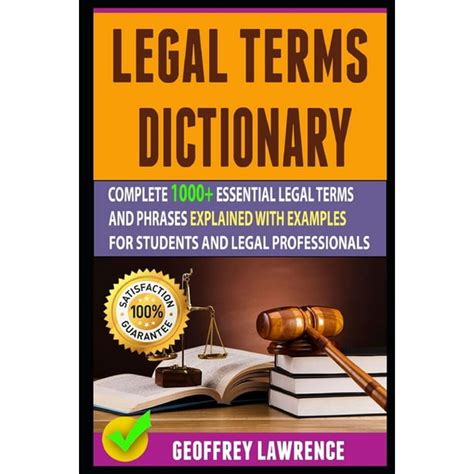 legal terms dictionary complete  essential legal terms  phrases explained  examples