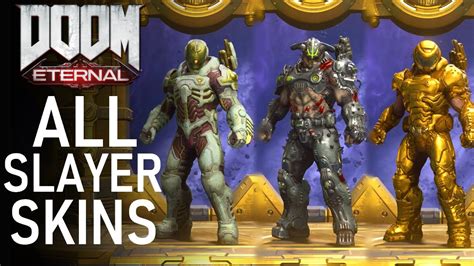 Doom Eternal All Slayer Skins 11 13 20 Youtube