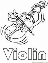 Music Coloring Pages Sheets Printable Visit Violin Entertainment Coloing sketch template