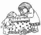 Ausmalbilder Zusje Bayi Mewarnai Malvorlagen Ausmalbild Colorare Hoera Babys Geboorte Bimbi Animasi Animaatjes sketch template
