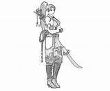 Ninja Gaiden Coloring Momiji Pages Weapon Another sketch template