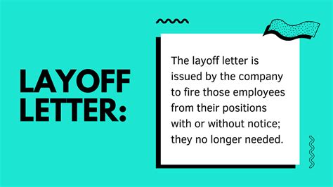layoff letter format layoff letter sample template specimen