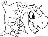 Tyrunt Pokémon Coloringpages101 sketch template