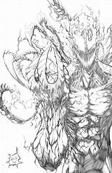 Carnage Pencils Hanzozuken Venom Comic Symbiote sketch template