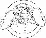 Popeye Coloring Pages Power Drawing Sailor Man Para Coloriage Dessin Clipart Printable Colorear Supertweet Dibujo Getcolorings Getdrawings Library Choisir Tableau sketch template