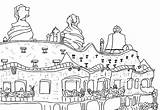 Gaudi Barcelone Coloriage Pedrera Pintar Ninos Monumentos Mila Guell Parque Pages Castelli Sagrada Impressionnant Coloriages Hellokids Plantillas Desde Stampa Disegno sketch template