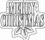 December Coloring Pages Printable Merry Christmas sketch template