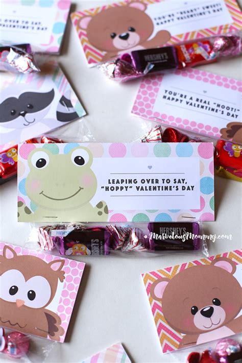 valentines day treat bag toppers  printable marvelous mommy