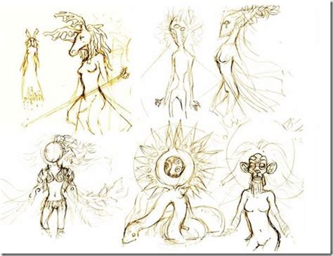 legend of zelda twilight princess concept art shows the evolution of the light spirits