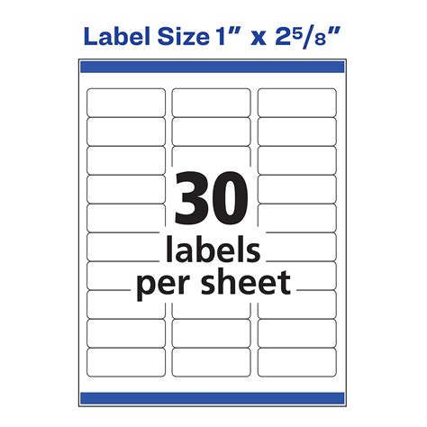 address labels template