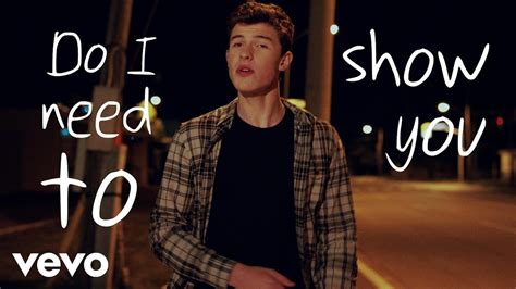 shawn mendes show  official lyric video youtube