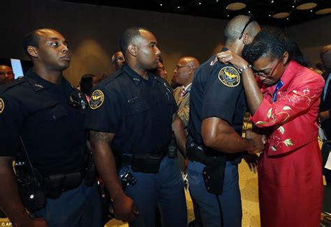 he protected the innocent and the weak hundreds of cops from across the country bid emotional