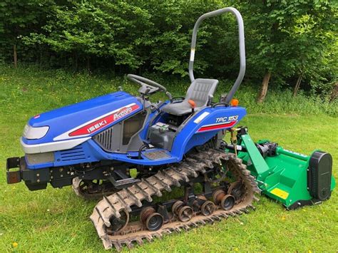iseki tpc compact track tractor   flail mower excellent condition  gloucester