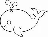 Whale Cute Clip Colorable Line Toy Sweetclipart sketch template
