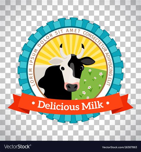 fresh milk logo   royalty  vector image