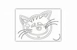 Tomcat Sleeping sketch template