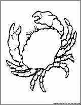 Coloring Crab Pages Fun sketch template