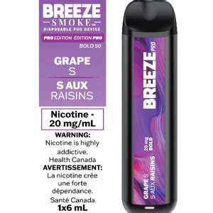 breeze grape mint vape