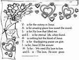 Valentine Poem Coloring Christian Valentines Poems Jesus Pages Kids Church Bible Sayings Children School Crafts Color Craft Starpoempickjuly Cards Choose sketch template