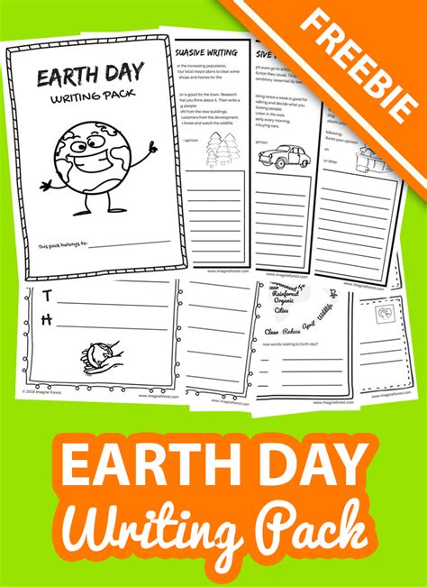 earth day writing prompts  kids imagine forest