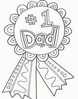Coloring Father Fathers Dad Pages Doodle sketch template