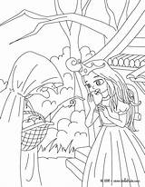 Coloring Tale Pages Fairy Hellokids Tales Grimm Snow Little Fiary Book Popular Print Coloringhome Color Online sketch template
