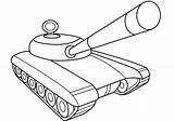 Tank Coloring Army Pages Tanks Printable sketch template