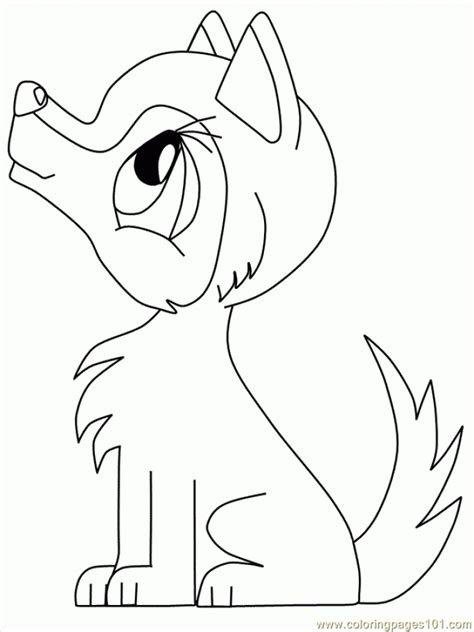 wolf pup cute baby wolf coloring pages png tyjog