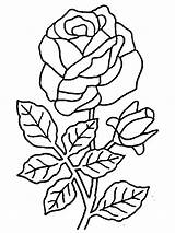 Coloring Pages Roses Rose Flowers Drawing Colouring Print 321coloringpages Rosas Flower Birthday Happy Gif Dibujos Rosa Con Mosaic Adult Fiori sketch template