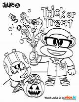 Halloween Nick Jr Coloring Pages Getcolorings Getdrawings sketch template
