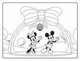 Mickey Mouse Clubhouse Coloring Pages Mini Dancing sketch template