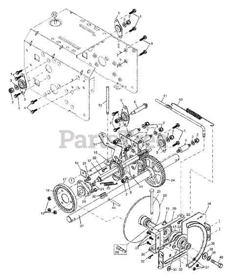 poulan pro pp  es  poulan pro snow thrower  drive parts lookup  diagrams