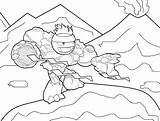 Skylanders Pages Coloring Head Hot Printable Getcolorings sketch template