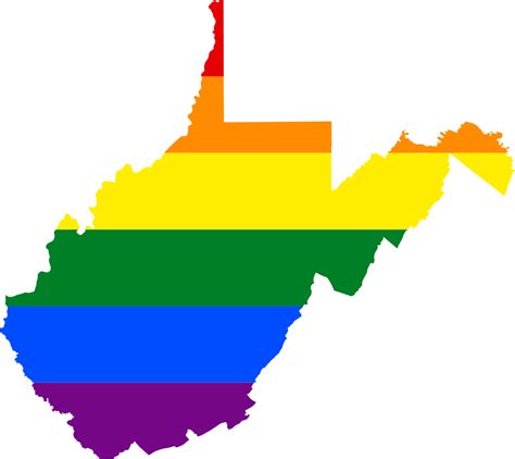 File Lgbt Flag Map Of West Virginia Svg Wikimedia Commons