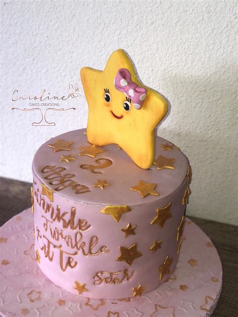 star cake decorated cake  caroline cakesdecor