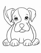 Boxer Puppy Anjing Diwarnai Samanthasbell Imut Mewarnai sketch template