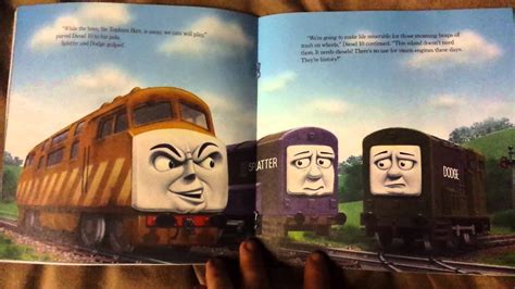 thomas  friends diesel  means trouble childrens book read aloud youtube