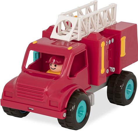 battat btz toy fire truck  toddlers  red toptoy